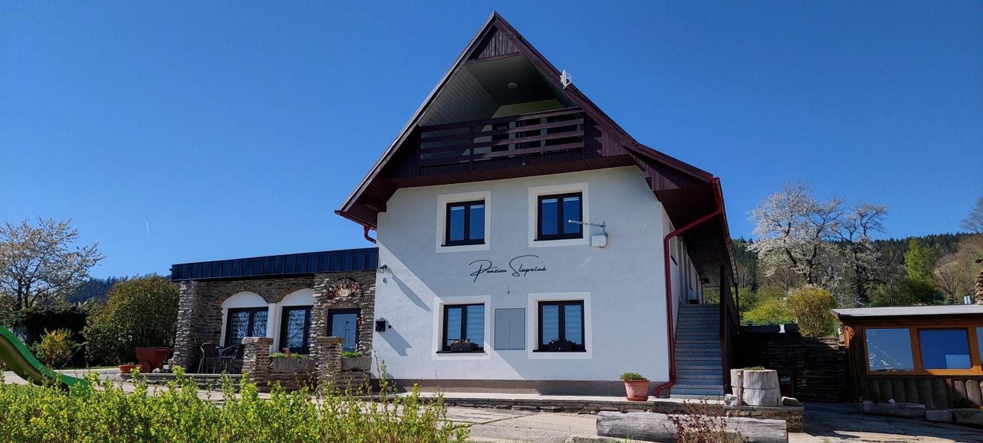 Penzion Slupecna Lipno nad Vltavou Exterior foto